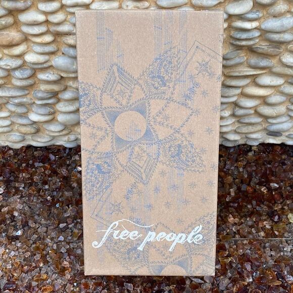 NIB New Free People Silver/Light Gray Hadden Leather Slip On Sandal Size 9 Boho - Picture 11 of 12